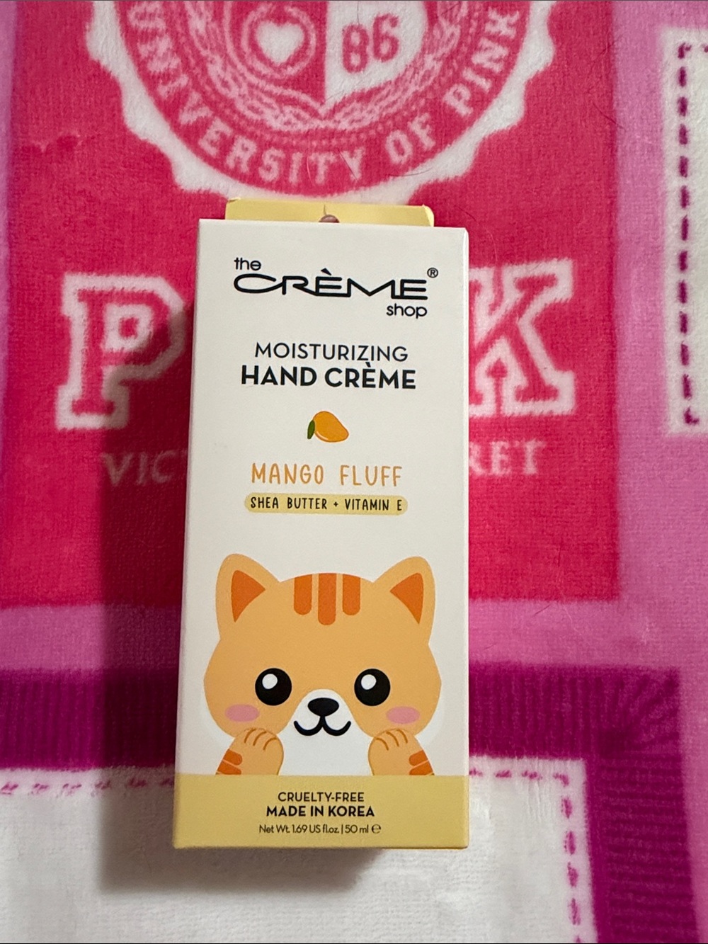 The Crème Shop Mango Fluff Moisturizing Hand Crème - Yellow